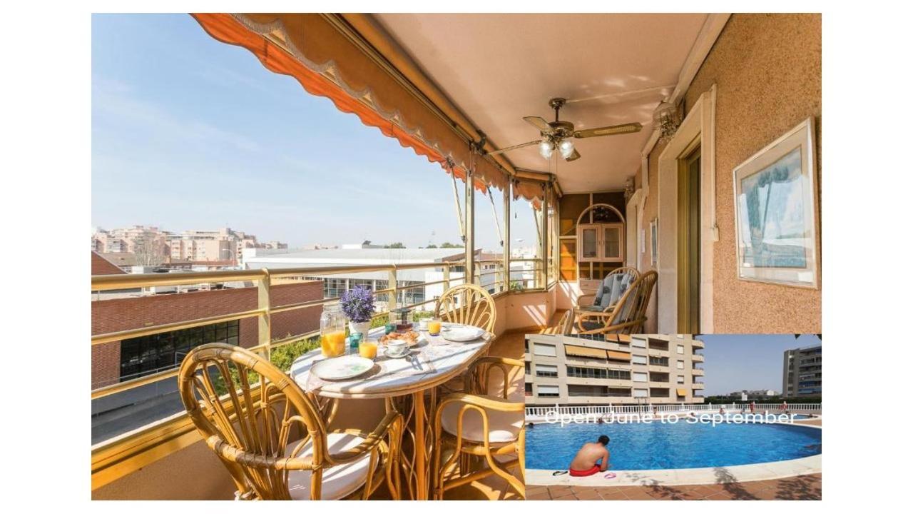 Playa 500M Y Centro Pueblo 600M, Piscina, 4 Clim, 2 Parkings Apartment Santa Pola Ngoại thất bức ảnh